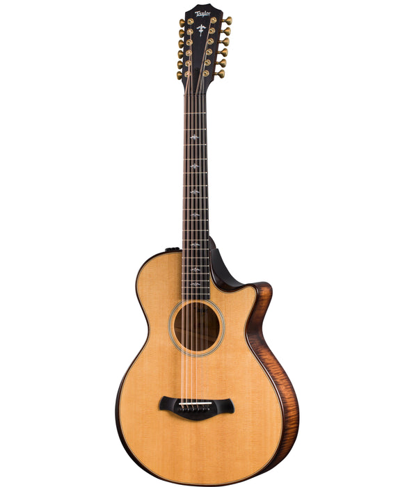 Taylor 652ce Builders Edition 12-String Grand Concert Acoustic-Electric Guitar - Natural
