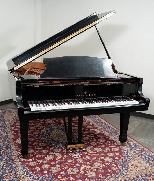 1982 Young Chang 6'10" PG-208 Grand Piano | Polished Ebony