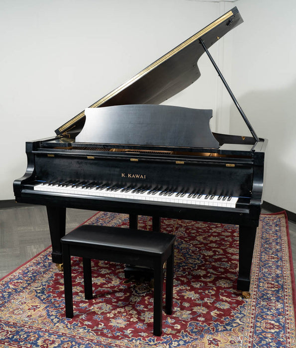 1985 Kawai 7'6" KG-7D Grand Piano | Satin Ebony