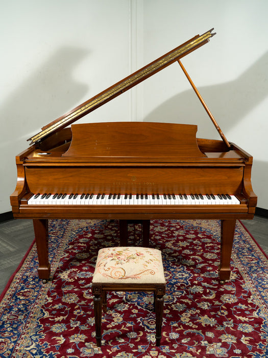 1990 Steinway 5'7" Model M Grand Piano | Satin Walnut | SN: 516765 | Used