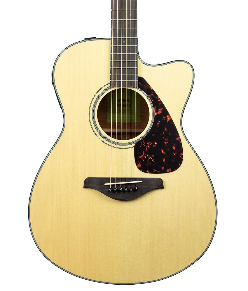 Yamaha FSX800C Small Body Acoustic-Electric Guitar Natural — Alamo