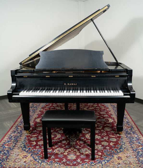 1985 Kawai 7'6" KG-7D Grand Piano | Satin Ebony