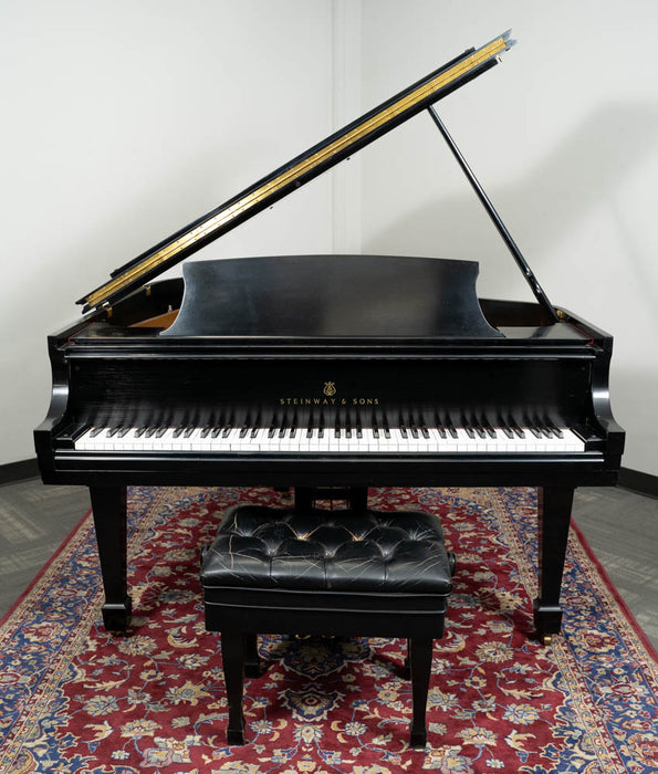 1986 Steinway & Sons 5'7" Model M Grand Piano | Satin Ebony