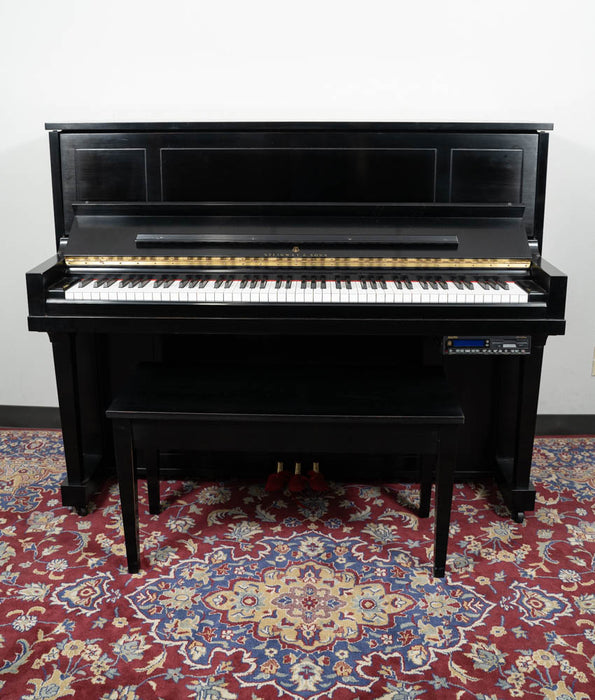 1999 Steinway & Sons 1098 Studio Piano w/ PianoDisc | Satin Ebony