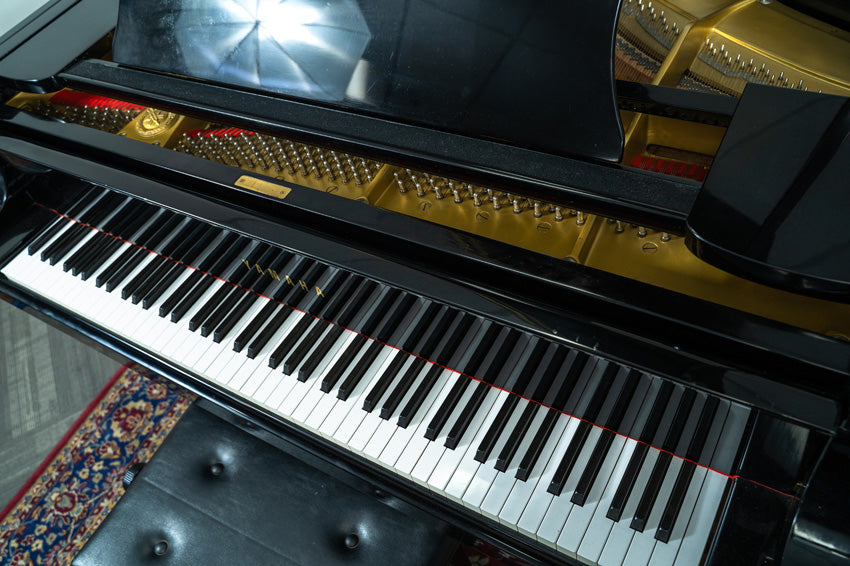 1985 Yamaha 7'4" C7 Conservatory Grand Piano | Polished Ebony