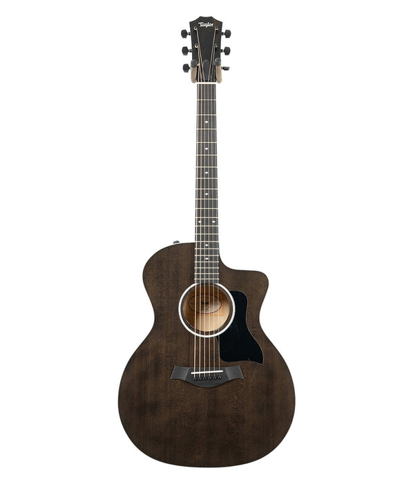 Taylor 214ce DLX LTD Grand Auditorium Acoustic-Electric Guitar - Transparent Grey/Black