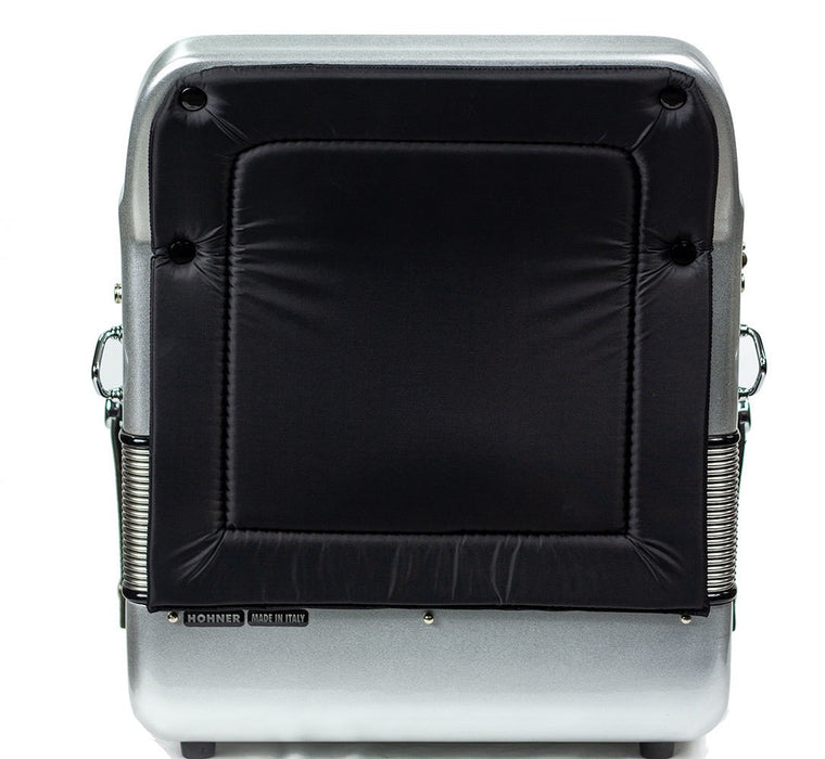 Hohner El Italiano III 5 Switch Compact FBE Accordion, Silver
