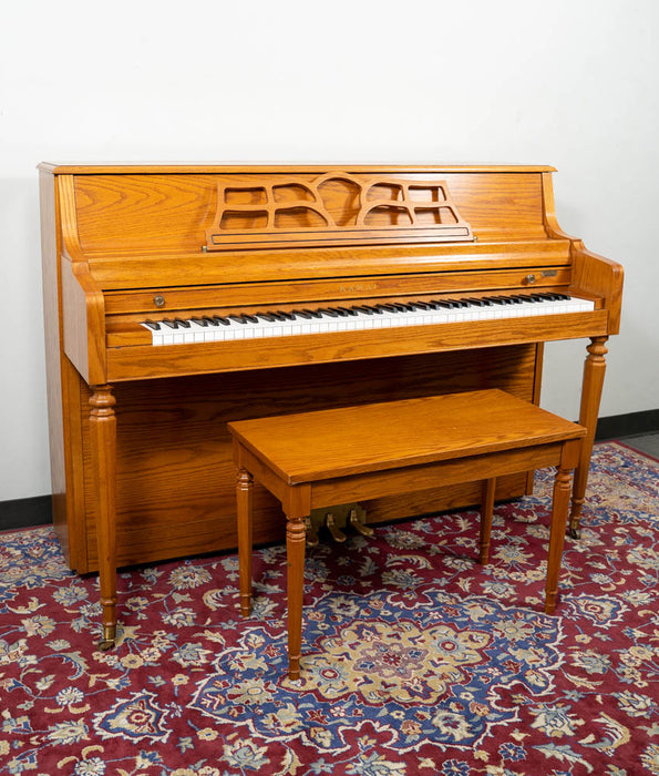 1997 Kawai 43" 503M Upright Piano | Satin Oak - Limited Edition
