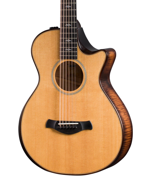 Taylor 652ce Builders Edition 12-String Grand Concert Acoustic-Electric Guitar - Natural