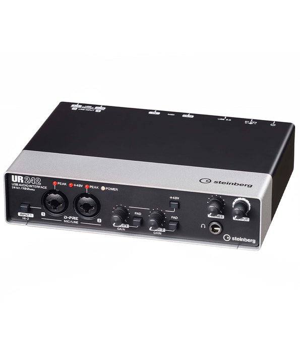 Pre-Owned: Steinberg UR242 USB 2.0 Audio I/O (4 in / 2 out) with MIDI